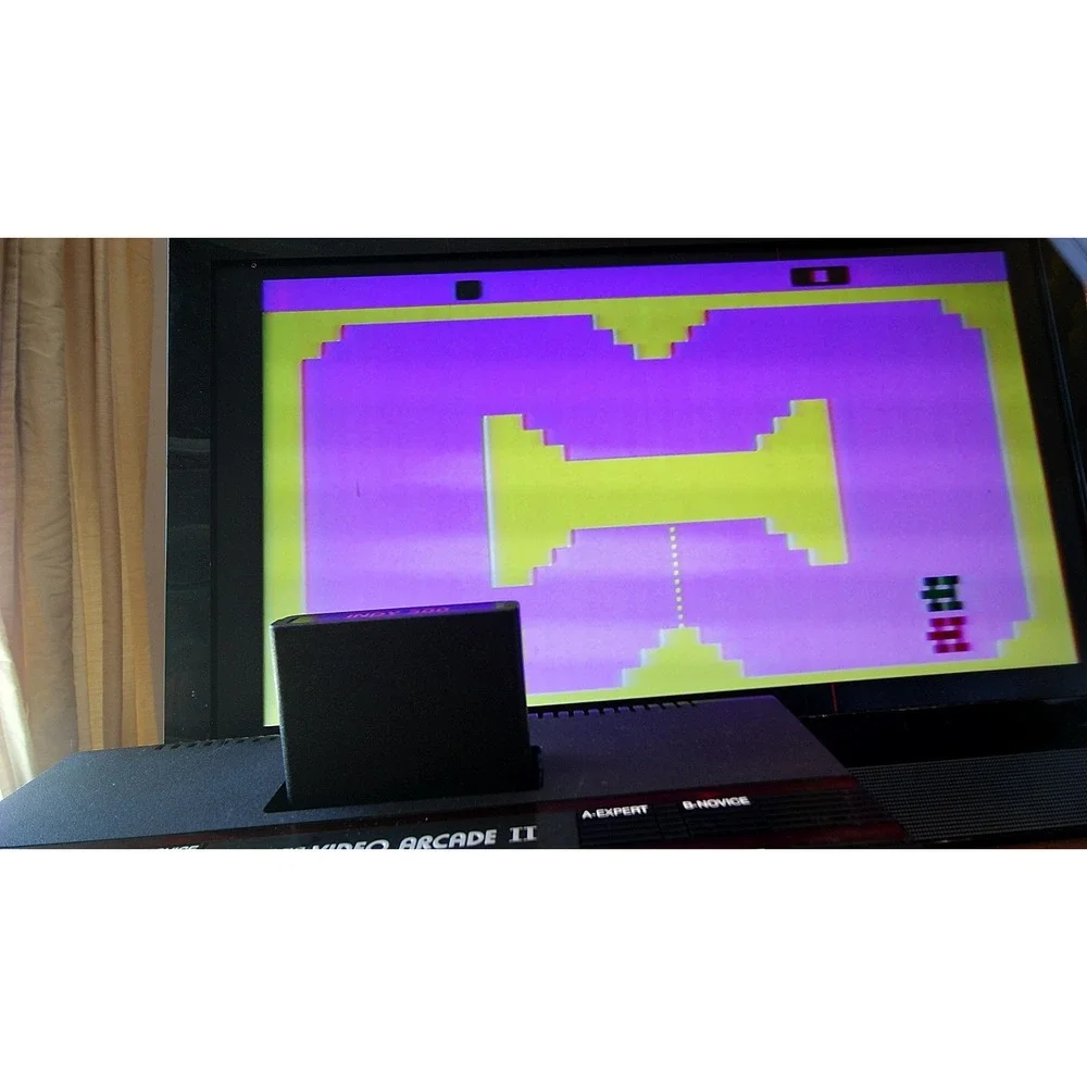 Atari 2600 Indy 500 Game Cartridge with Driving Paddle Controller CX2611 Tested